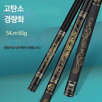 초경량 경질 민물 낚시대 3칸80g 4칸170g 바다 민장대, 5h 28부분19조5.4m(3칸)60g