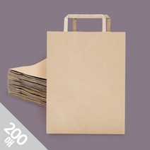 아트박스/프롬앤투 [대량구매] 데일리 크라프트 쇼핑백(극소) 200매, 단품