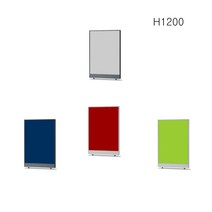 PDS-13 H1200 PVC 45T 컬러원톤파티션 사무실파티션 책상파티션 가림막, (부속)