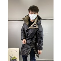 남자 패딩 점퍼 고급 다운자켓 겨울 보온 남성 퀼팅 구스다운 방한 숏패딩 패딩자켓 바람막이 아우터 024