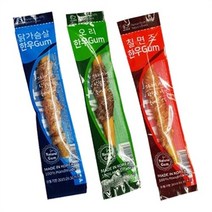 턱근육 반려댕 칠면조말이 한우껌 10개 단백질간식, 종류/오리