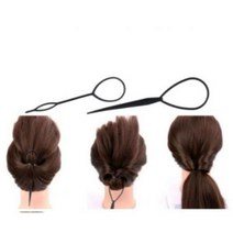 헤어스타일용품 헤어도구 헤어핀 반묶음만들기 업스타, 도구058510SS, 1개