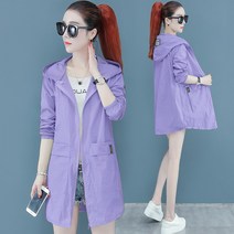 윈드자켓 집업 아웃도어 골프 여성레인코트 운동용 자외선차단 봄 방풍자켓 크롭