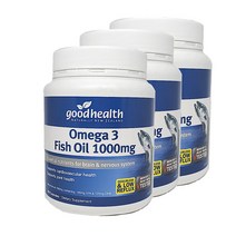 뉴질랜드 굿헬스 오메가3 피쉬오일 1000mg 400캡슐 x3, 1개