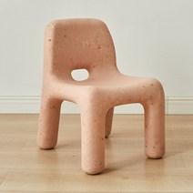 어린이 등받이 의자 플라스틱의자 카페의자 인테리어의자, 핑크색