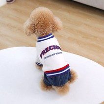 슈나우저 의류 소형견 환절기 산책룩 비숑 시바견, 와인레드