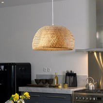 핸드메이드 라탄 조명 갓등 등갓 전등 갓 대나무 펜던트 우드 무드등 수입 식탁등