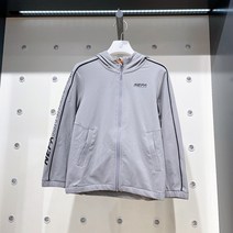 네파키즈(NC서면점) 나일론 스트레치 소재의 트레이닝 후드집업 그레이 KGE0601