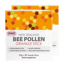 이노헬스 비폴렌 벌화분 그래뉼 과립 스틱 30스틱 2팩 (뉴질랜드) Inno Health New Zealand Bee Pollen Granule Stick 30packs