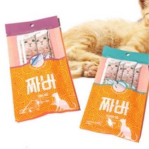 고양이 영양보충 유산균 츄르스틱2종2P 고양이파우치 고양이간식 추르
