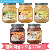 맛있는 꿀생강차 770g 담터 액상차 생강레몬차 대추차 모과차 유자차 카페재료, 아가베생강레몬차 (W381F1D)