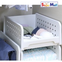 우림 탑스태커 40size 1박스(4개) 옷장 수납 트레이