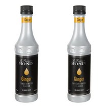 Monin 모닌 무설탕 생강 농축 시럽 375Ml 2개