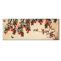복들어오는 감나무 그림 액자 3종 거실 풍수 인테리어 생기그림 어버이날 선물, 11.[I]주렁주렁 감나무, 캔버스액자, 대형(160x60cm)