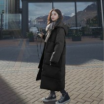 겨울 여성 후드 롱패딩 오버핏 바람막이 자켓 블랙프라이데이