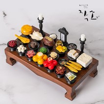 납골당꾸미기 추모공원 전통1인상 음식22종류구성 수작업(병풍 막걸리 서비스제공), 1세트