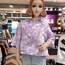 더데이걸 산본점 22년**여름신상**#물나염이 넘 이쁘고 박시해서 활동하기 편한 시원한 박시 티셔츠#사이즈 크게 나왔어요~~
