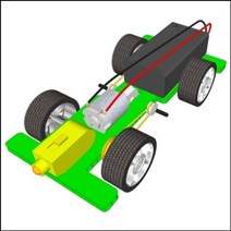 도매플레이스 만들기 역할놀이 1인용 사륜 W7451F2 래이저 놀이 오프로드카 학습 체험학습 기술 공학완구