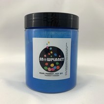 스노우플래닛 칼라펄 안료 Mica 마이카 에폭시 펄 피그먼트 200g, 코발트 블루