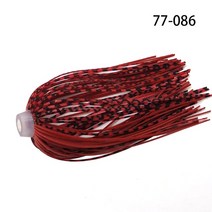 5 개/몫 88 가닥 64 미리메터 실리콘 스커트 탄성 구멍 우산 낚시 액세서리 버즈 미끼 스피너, 77-086