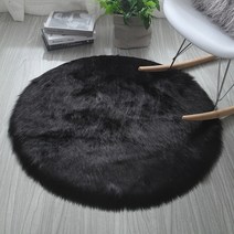 먼지없는 러그 양털러그 양모 극세사 물세탁 30x30cm 부드러운 플러시 인공 카펫 긴
