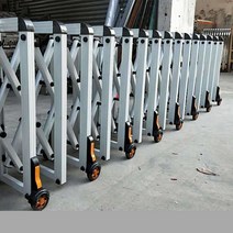 대문자바라 자바라 도어 방범 주차장자바라문 주름관, 골드 세그먼트 로드블록 0.9m 높이-미터당