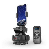 팬틸트 yt-1200 자동 전동 회전 파노라마 헤드 360º 회전 원격 제어 전화 dslr 카메라 gopro 용 팬 틸트, 검은색