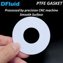 PTFE 가스켓 BSPP 플랜지 위생 실린더 플랫 링 5 6 8 10 12 15 18 20 30 mm 압력 게이지 개, 11 ID 5mm x OD 10mm_01 2MM