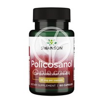 스완슨 Swanson 폴리코사놀 혈관청소부 20mg 60 캡슐