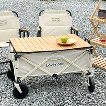 라비모어 3초폴딩 캠핑웨건 롤테이블 접이식 카트, 캠핑웨건 단품
