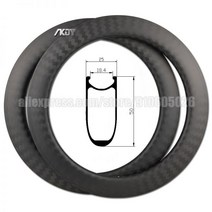 경량 자전거 부품 림 20인치 50mm 깊이 25mm 너비 451 탄소 바퀴 디스크 1, v 브레이크 36-36h, 협력사