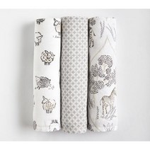205715 포터리반 키즈 Pottery Barn Kids오가닉 머슬린 양 스와들세트(오트)