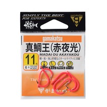 가마가츠 진조왕 적야광 참돔 바늘 67336