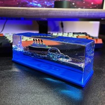타이타닉 크루즈 유체 액체 모래 시계 거실 장식품 크리 에이 티브 선박 바다 사무실 테이블 홈 장식 감압 장난감 선물, a