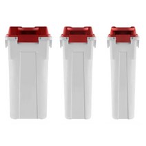 좁은 공간 슬림 틈새 쓰레기통 휴지통 45L 업소용 공공기관 분리수거함, (45L)레드