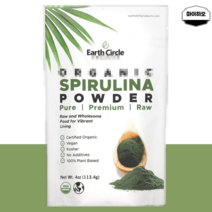 어스서클 스피루리나 스피룰리나 스피루리나 spirulina 분말 113g, 스피루리나 분말 113g