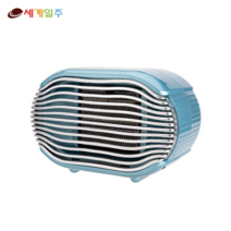 세계일주 800W 저소음 스마트 2단 사무실 가정용 PTC미니 온풍기 BGFD-4569GFD, 핑크 (21 × 13 × 13cm)