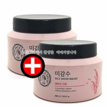 [KT알파쇼핑]1+1 더페이스샵 미감수 브라이트 클렌징크림(대용량), 상세페이지참조, 기본상품