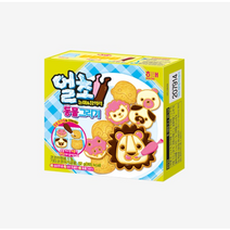 해태 얼초 동물그리기 52g, 4개