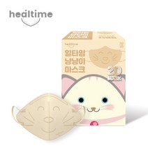 힐타임 냥냥이 마스크 초소형, 25개입, 1개, 옐로우