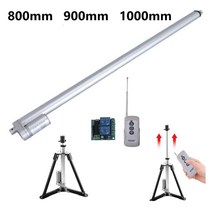 12v 선형 액추에이터 800mm 900mm 1000mm 스트로크 rf 원격 제어 금속 기어 선형 모터 창 도어 열기, 초당 150n 70mm