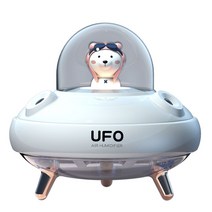 Tugokugo UFO 더블 스프레이 플러그인 버전 USB 가습기, P225(화이트)
