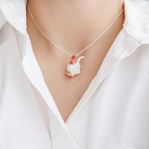 닭 돼지 쥐 은목걸이 띠목걸이 목걸이선물