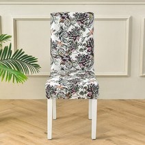 안마의자천갈이 미용 마사지 침대 천갈이 의자 커버 탄성 꽃 프린트 장미 꽃 스판덱스 빨, 1 조각, 패턴 15