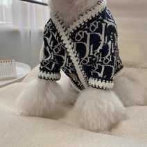 반려동물 니트 가디건 따뜻한 스웨터 강아지 고양이 반려동물 겨울옷