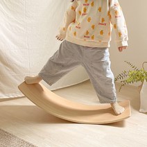 라비베베 유아동 원목 밸런스보드 균형발달 코어운동, 우드