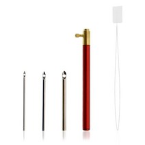 3 바늘 펀치 스레더 세트 뜨개질 재봉 도구 액세서리 DIY 공예품을 가진 자수 크로 셰 뜨개