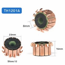 핸드공구 TUNGFULL 구리 막대 발전기 모터 수집기 반전 도구용 마이크로 드릴 톤 15x6.35x10mm 2 개, [08] 8x23x16mm, 08 8x23x16mm