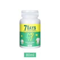 치아 미백 치약 파우더 100ml 연기 얼룩 제거 커피 차 구취 상쾌함 구강 위생, RRYF-80ml, 한개옵션1