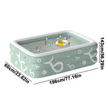 워터슬라이드 놀이용 수영장 센터 플로트 파티 지상 여름 재미있는 물 소녀 유아 청소년용, 2.2